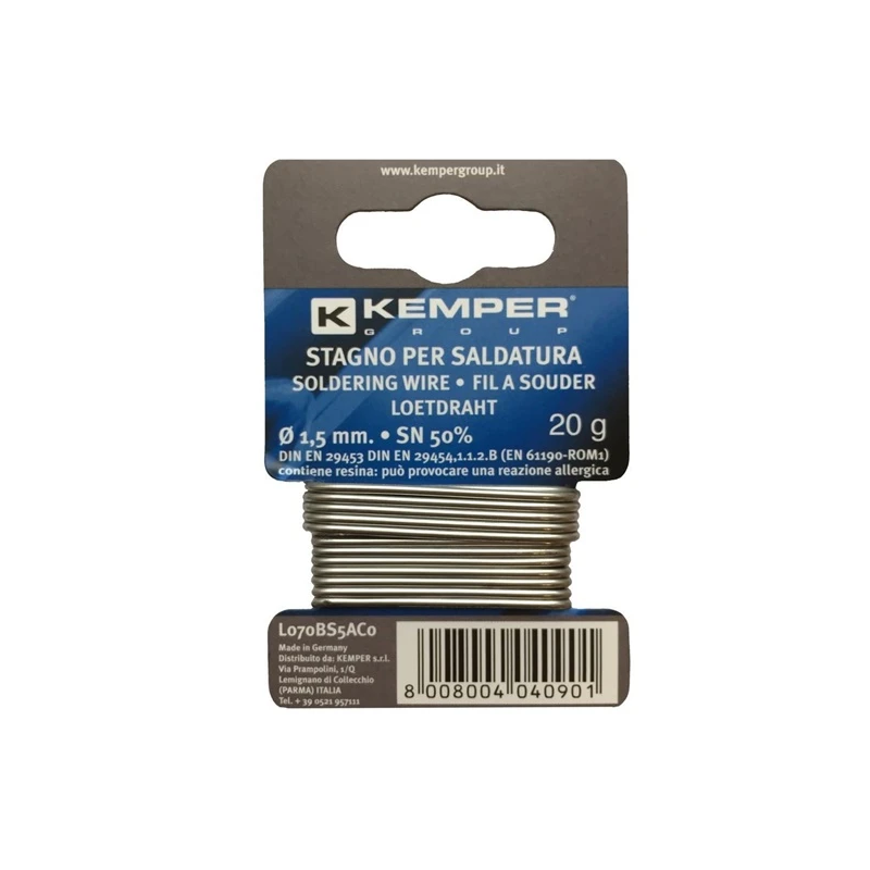 Lydmetāls Kemper. SN 50% 20g