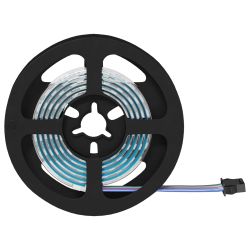 vidaXL LED stripa 2 pcs Melna un caurredzama 1200 mm Vara un plastmasa