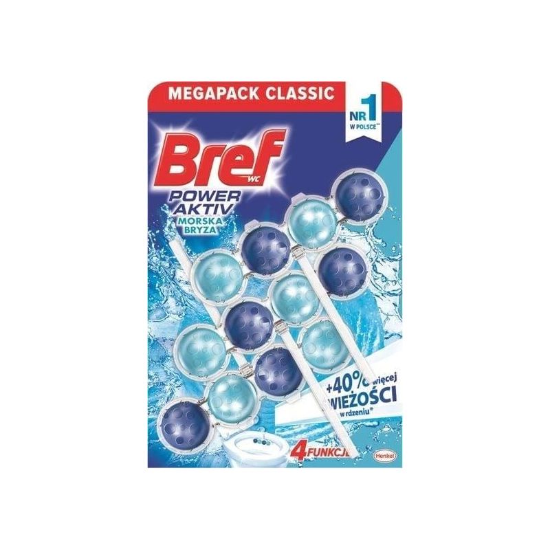 Wc tīrītājs atsvaidzin bref ocean 3x50g