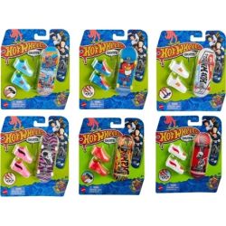Mattel - Assorted Hot Wheels Skate Fingerboard with Shoes, HGT46 - Multicoloured - Metal-Plastic
