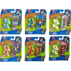 Mattel - Assorted Hot Wheels Skate Fingerboard with Shoes, HGT46 - Multicoloured - Metal-Plastic