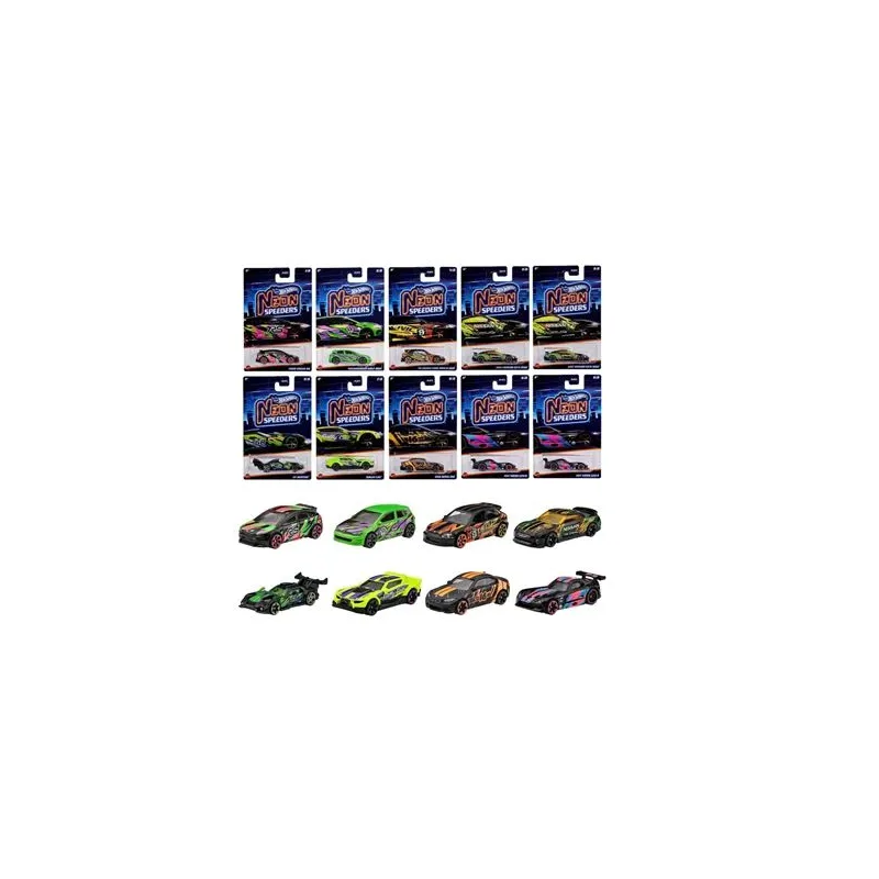 Rotaļlieta automašīna Mattel Hot Wheels Neon speeders, ,krāsa-dizains tiek izvēlēts nejauši,