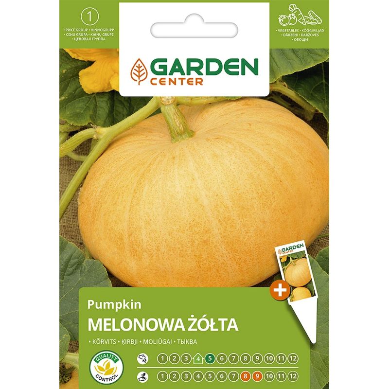 Sēklas dārzeņu ķirbji melonowa zolt