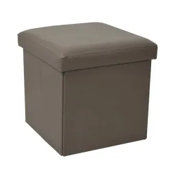 Pufs xyf1368b pelēks ādas imit.