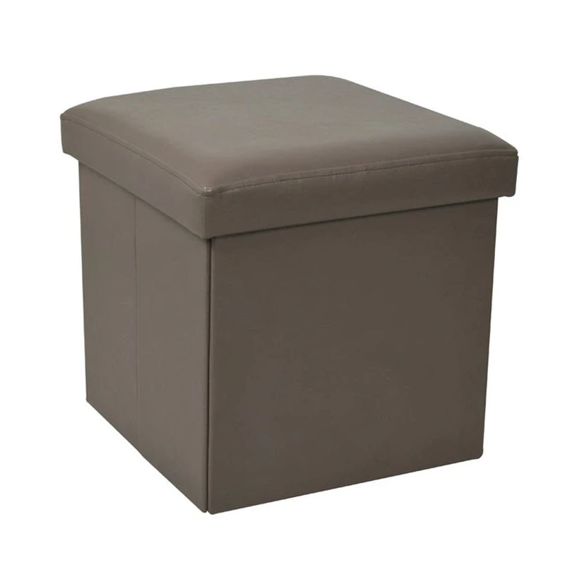 Pufs xyf1368b pelēks ādas imit.