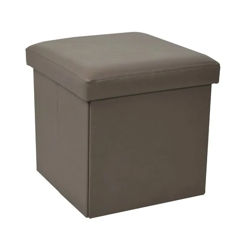 Pufs Domoletti XYF1368B, brūna krās., 38 cm x 38 cm x 38 cm