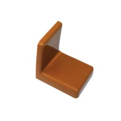 Держатель шкафа Haushalt 22.08.008, 3.8 см x 4.9 см, коричневый цв., 2 шт.