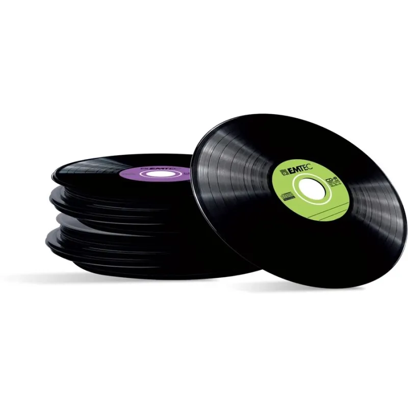 Emtec CD-R 700MB 52x Vinyl Look 10 pcs