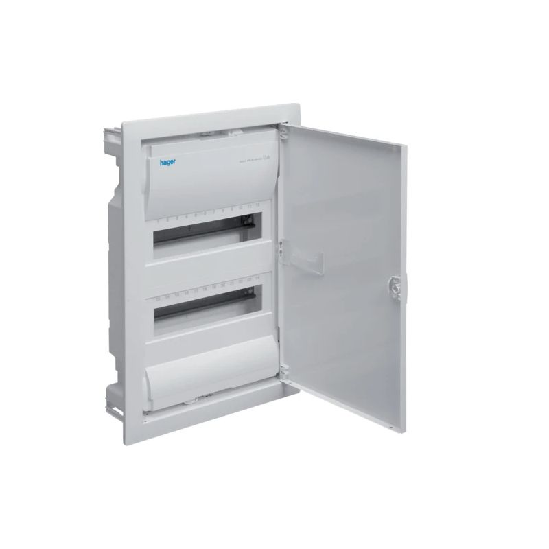 Modulinis skydas Hager VU24NE, potinkinis, IP30, 24 mod., balta sp.