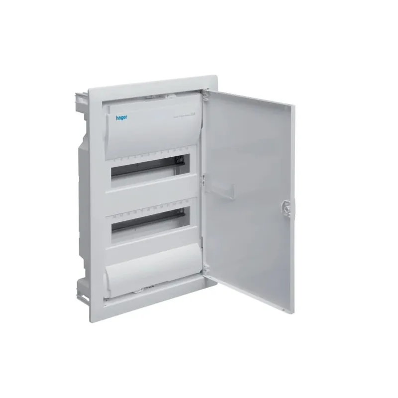 Moduļu panelis Hager VU24NE, zemapmetuma, IP30, 24 mod., balta krās.