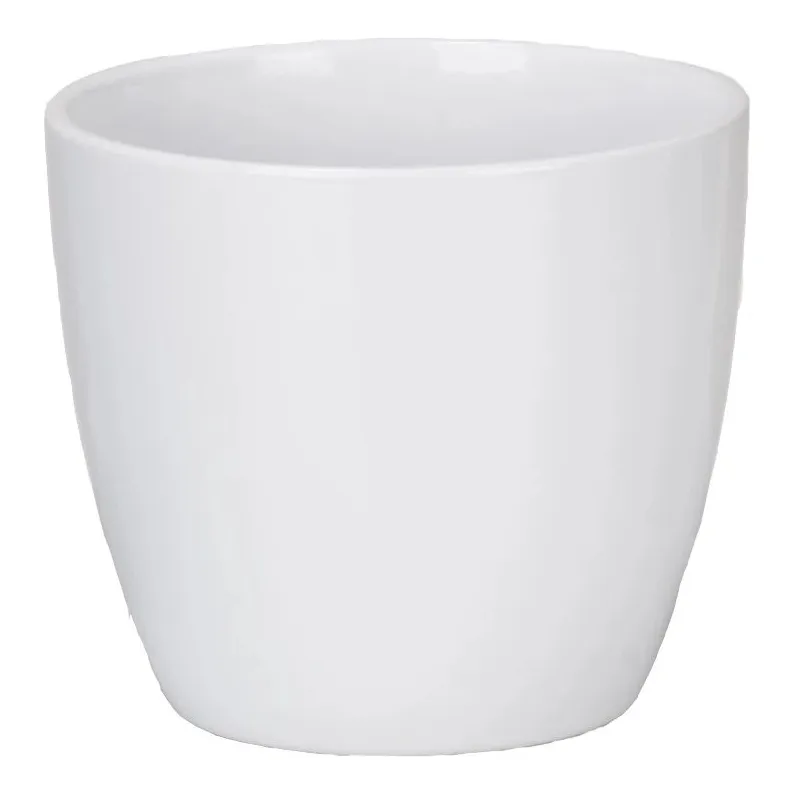 Puķu pods Scheurich Alaska 27814, keramika, balta krās.