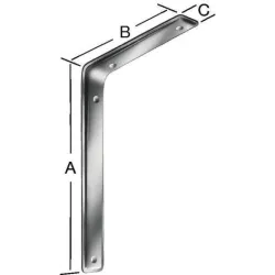Кронштейн Vorman, 23.5x16 см, черный