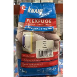 Šuvotājs knauf flexfuge balts 1kg