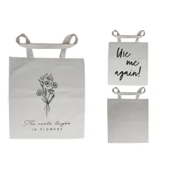 Iepirkumu soma kokvilnas 38x42cm