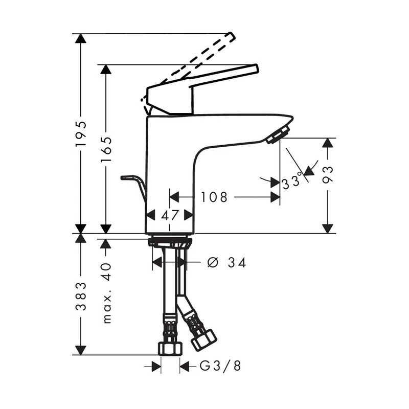 Maisītājs izlietnes logis loop 71151000
