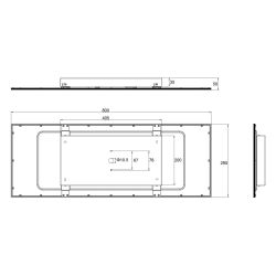 Lampa gr.alpha led 80x30 r62328032 mel.