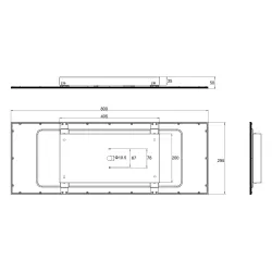 Lampa gr.alpha led 80x30 r62328032 mel.