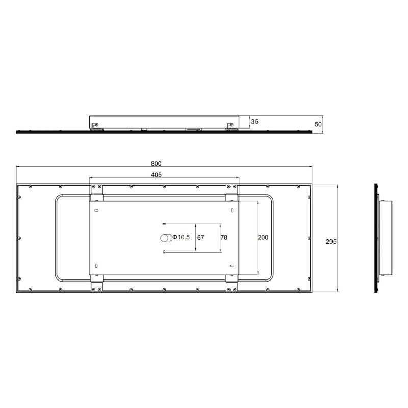 Lampa gr.alpha led 80x30 r62328032 mel.