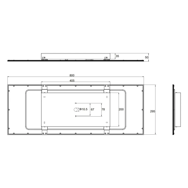 Lampa gr.alpha led 80x30 r62328032 mel.