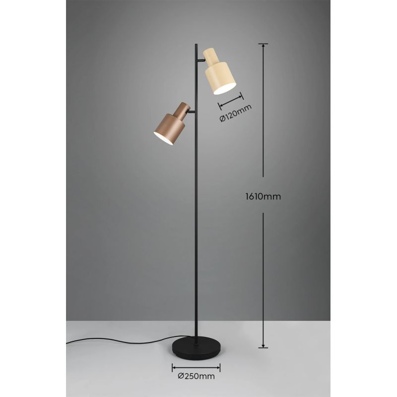 Stāvlampa trio agudo 2xe27