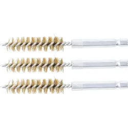 Brass Brush - 12 mm - 6.3 mm ,1-4, Drive - 3 pcs.