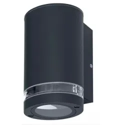 Āra sienas lampa Ledvance Endura Classic, 35W, GU10, IP44, pelēka krās., 10.4 cm x 16.3 cm