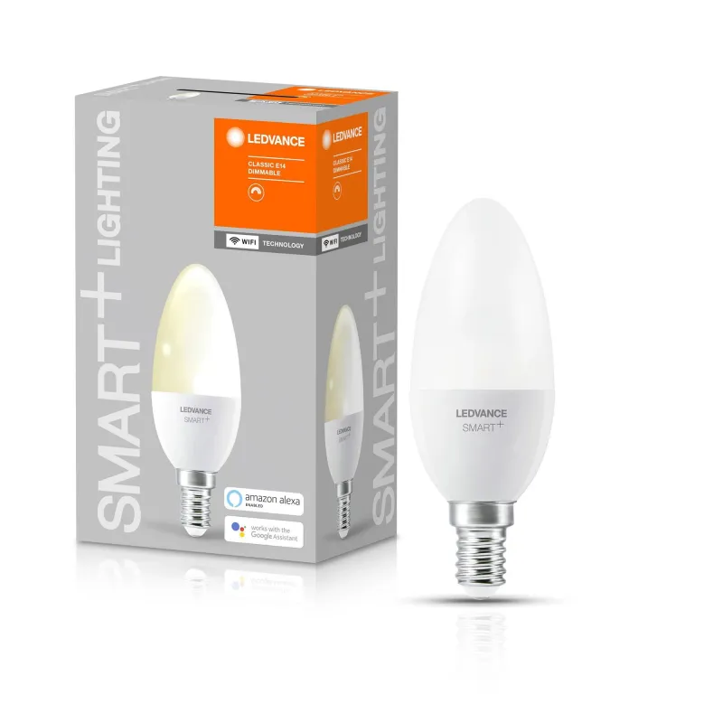Viedā spuldze Ledvance LED, B38, 2700 °K, E14, 5 W, 470 lm