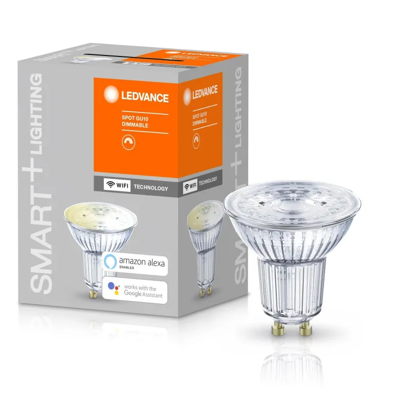Viedā spuldze Ledvance LED, PAR16, silti balta, GU10, 5 W, 350 lm