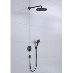 Комплект для душа со смесителем Hansgrohe Croma 280, черный цв.