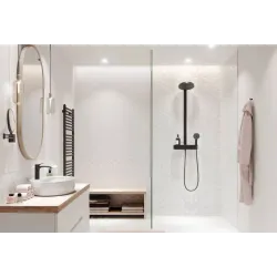 Dušo komplektas su maišytuvu Hansgrohe Pulsify S ShowerTablet Select 400, juoda sp.