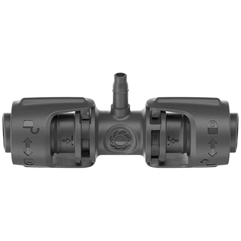 Savienotājs Gardena Micro Drip System T-Piece 970607001, melna krās.