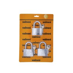 Atslēgas piekaramās 60 mm hroms 3 gab