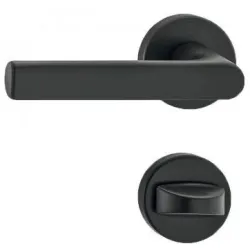 Komplekts Valnes WC lockset, krāsots, melna krās.