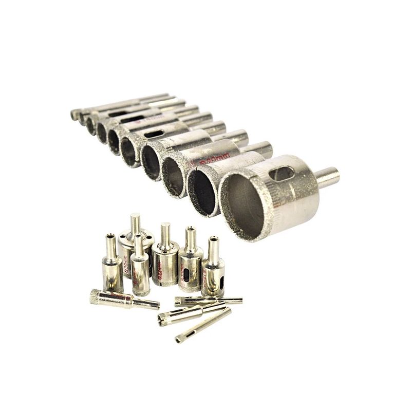 Dimanta kroņurbis 2gab, 10mm