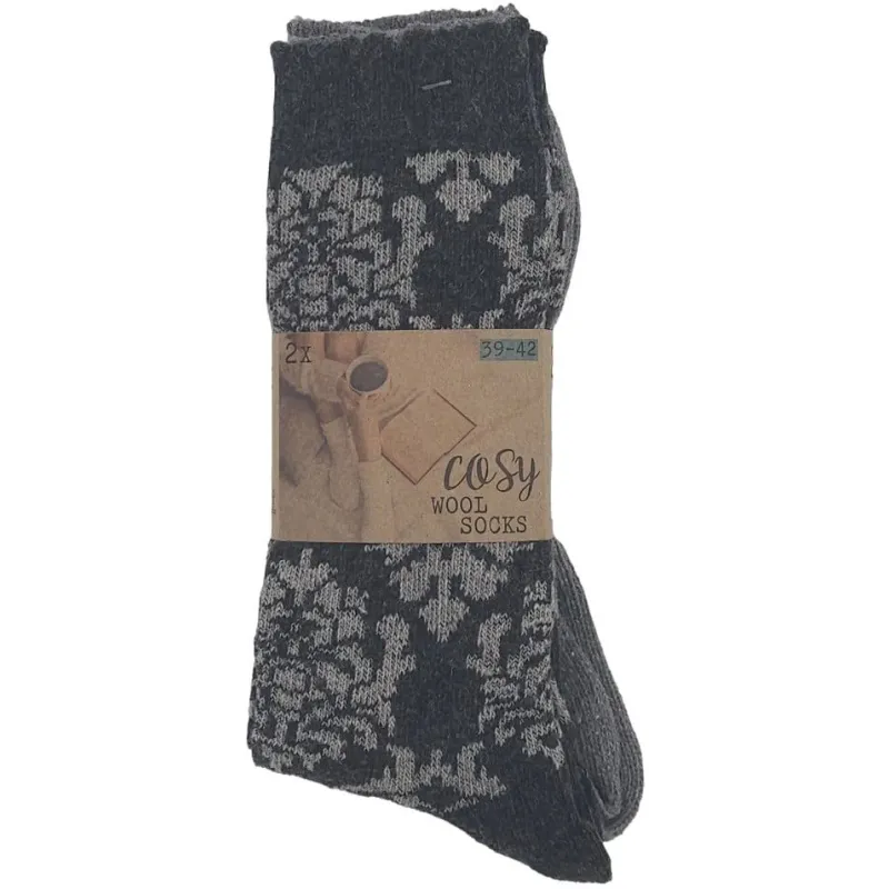 Sieviešu zeķes 132-39-42, pelēka, 2 gab.