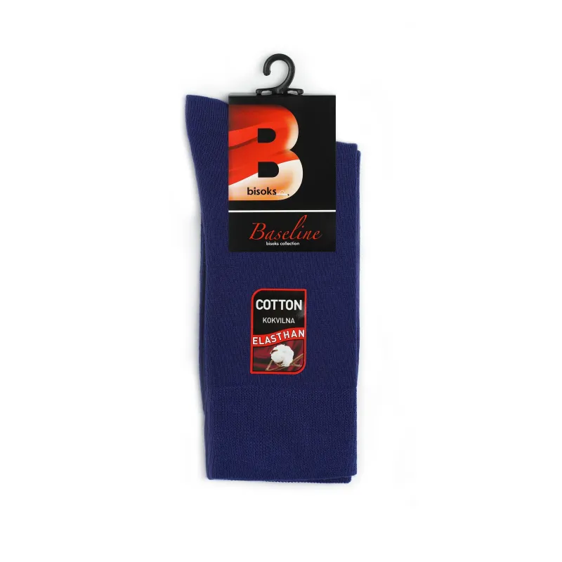 Vīriešu zeķes Bisoks, zila krās., 39-42