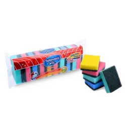 Губка для мытья посуды 10шт Arix, 30,