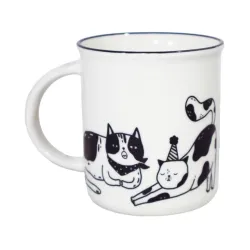 Krūze keramiska 330ml, kaķi