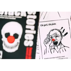 Kortų žaidimas Brain Games Black Stories Funny Death, LV
