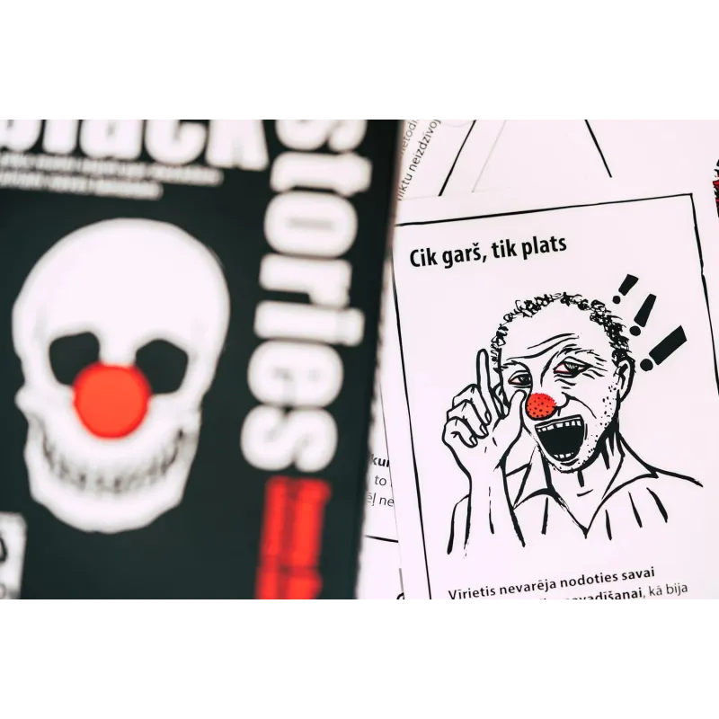 Kāršu spēle Brain Games Black Stories Funny Death, LV
