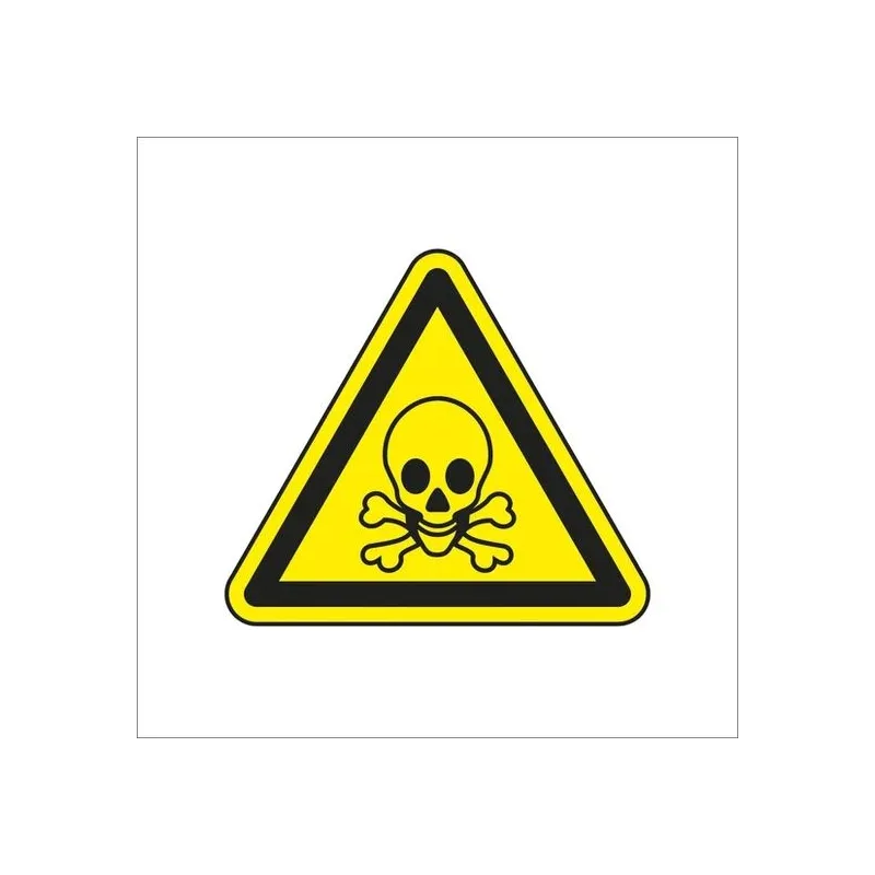 Brīdinājuma zīme, 12 cm x 12 cm