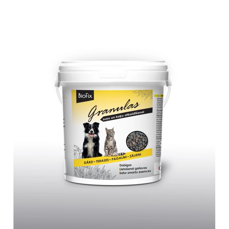 Granulas suņu un kaķu atbaidī. biofix1l
