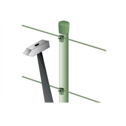 Žoga stiprinājumi melns 5gab