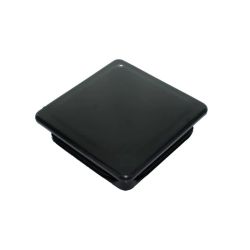 Cepure stabu 100x100mm melna četrst.