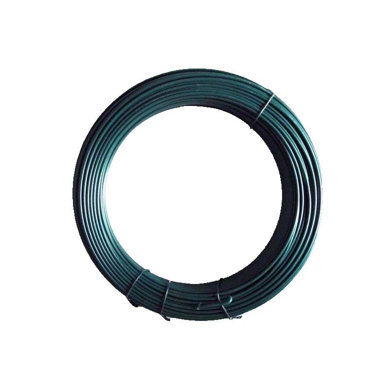 Stieple zn ar pvc 2.1-2.8mm zaļa 100m