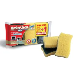 Dishwashing Sponge MasterClean antibact.3pcs, 10,