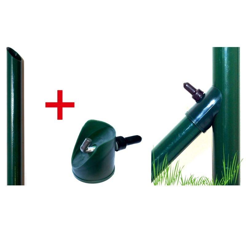 Uzgalis atsaitei d48 ar skrūvi zaļš