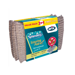 Trauku tīrāmais sūklis metāla 2+1gb ,16,