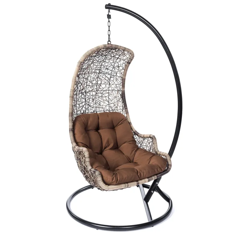 Atkares krēsls Domoletti Brownie, brūna krās.-melna krās.