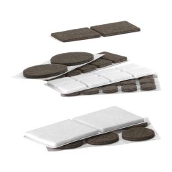 Paliktnis filca d100x100 brūns 1gab